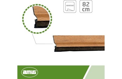 BURLETE AMIG ALUMINIO ROBLE  82