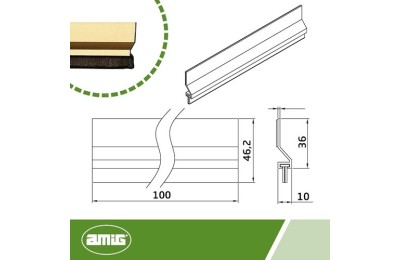 BURLETE AMIG ALUMINIO ORO  82