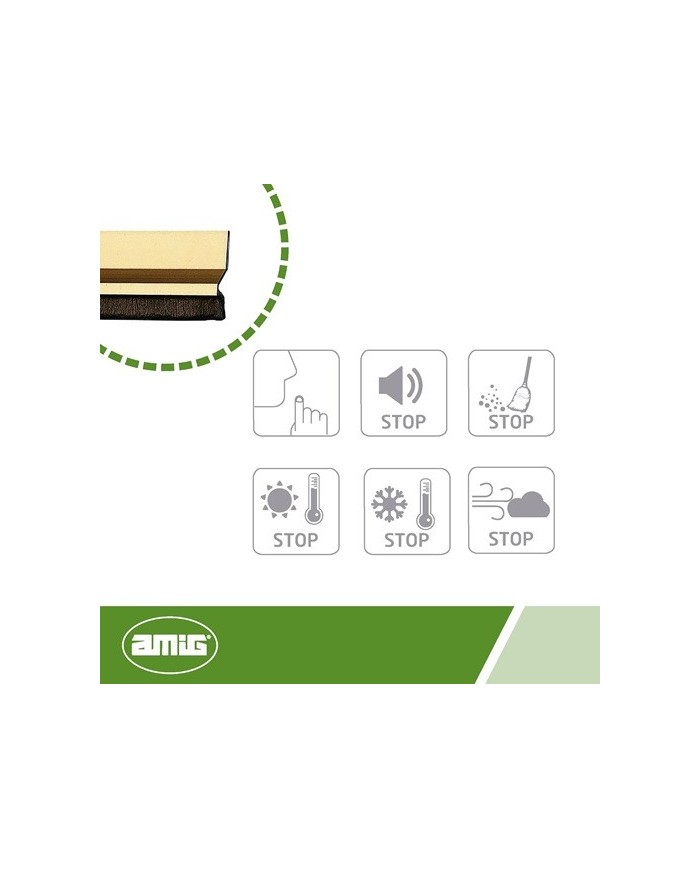 BURLETE AMIG ALUMINIO ORO  82