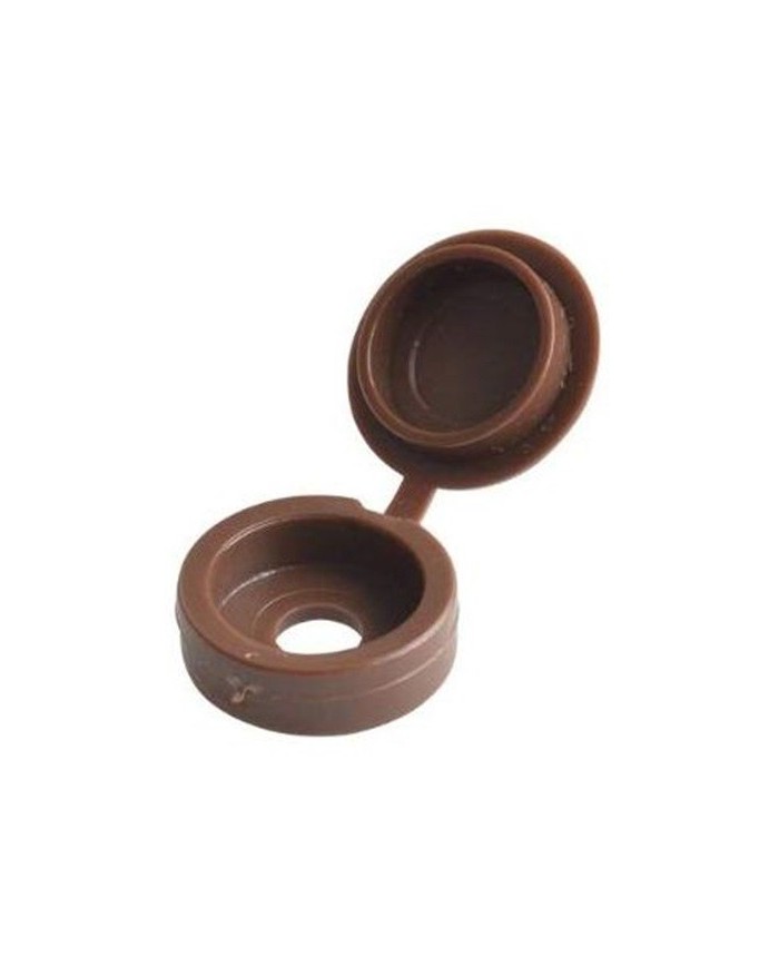 EMBELLECEDOR PLASTICO TORNILLO MARRON SYSFIX 100U