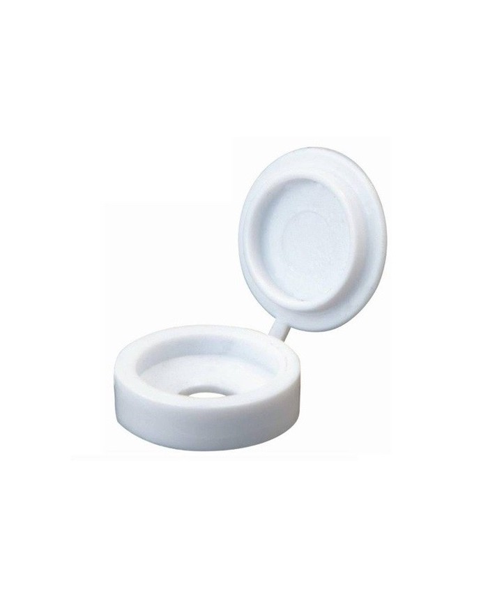EMBELLECEDOR PLASTICO TORNILLO BLANCO SYSFIX 100U