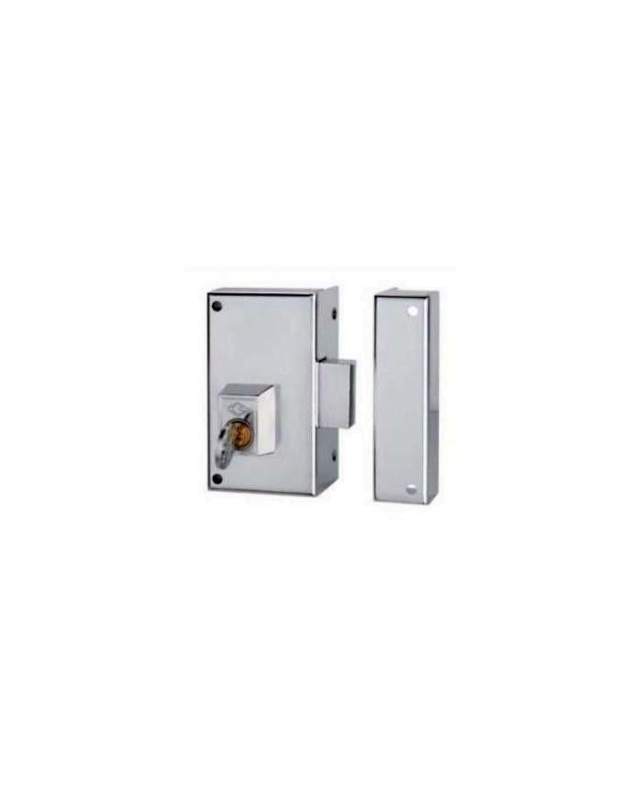 CERRADURA CVL ESMALTADA 156C-70 IZQUIERDA CILINDRO REDONDO