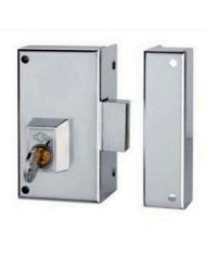CERRADURA CVL ESMALTADA 156C-60 IZQUIERDA CILINDRO REDONDO
