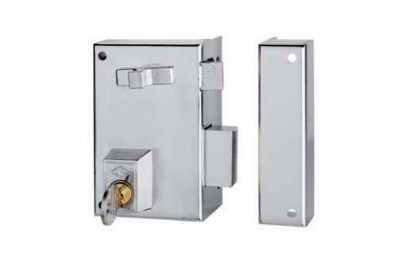 CERRADURA CVL ESMALTADA 156A-70 IZQUIERDA CILINDRO REDONDO