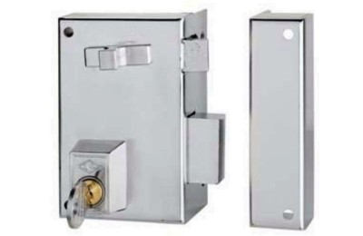 CERRADURA CVL ESMALTADA 156A-60 DERECHA CILINDRO REDONDO