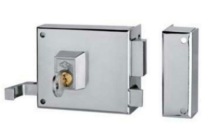 CERRADURA CVL ESMALTADA 125A-8 DERECHA CILINDRO PERFIL