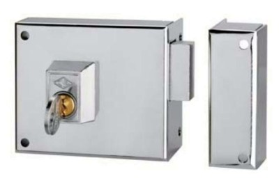 CERRADURA CVL ESMALTADA 1124A-8 DERECHA CILINDRO REDONDO