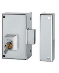 CERRADURA CVL ESMALTADA 56BR-70 IZQUIERDA CILINDRO PERFIL