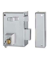 CERRADURA CVL ESMALTADA 156C-70 IZQUIERDA CILINDRO REDONDO