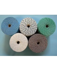 CUERDA POLIPROPILENO BLANCO/AZUL 5MM. (R 200MTS).     4102050200