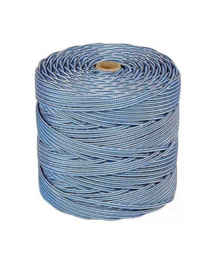 CUERDA POLIPROPILENO BLANCO/AZUL 5MM. (R 200MTS).     4102050200