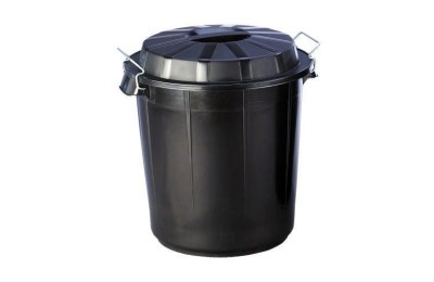 CUBO BASURA PLASTICO C/TAPA 50LTS. DENOX