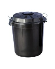 CUBO BASURA PLASTICO C/PEDAL VERDE 25LTS. 24170