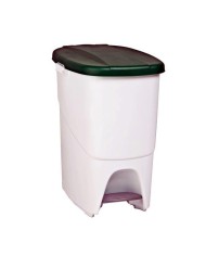 CUBO BASURA PLASTICO C/PEDAL GRIS 25LTS.              24200.790