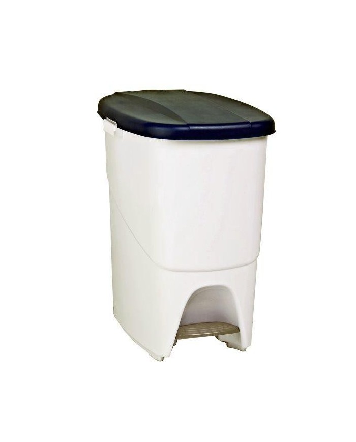 CUBO BASURA PLASTICO C/PEDAL AZUL 25LTS. 24170