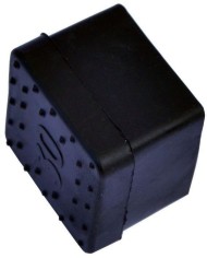 CONTERA GOMA NEGRA 25X25MM.