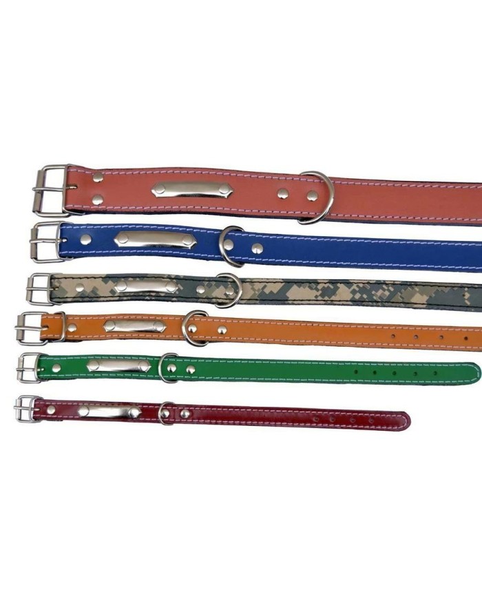 COLLAR CUERO DOBLE, 450 X 20 MM.