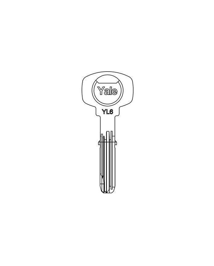 LLAVES EN BRUTO SEGURIDAD YALE YL6