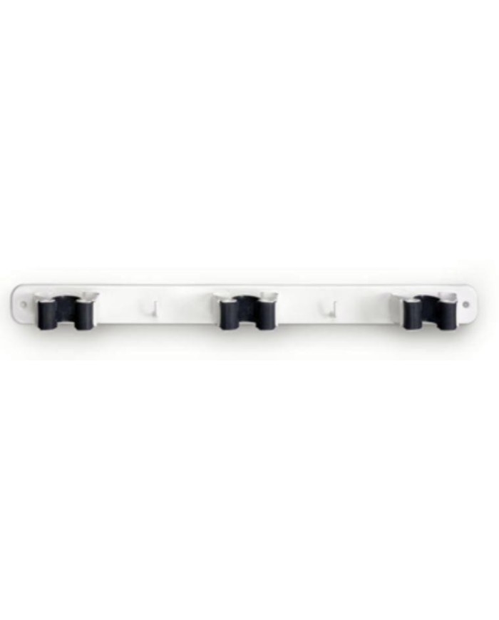COLGADOR MAURIS 3 ESCOBAS BLANCO