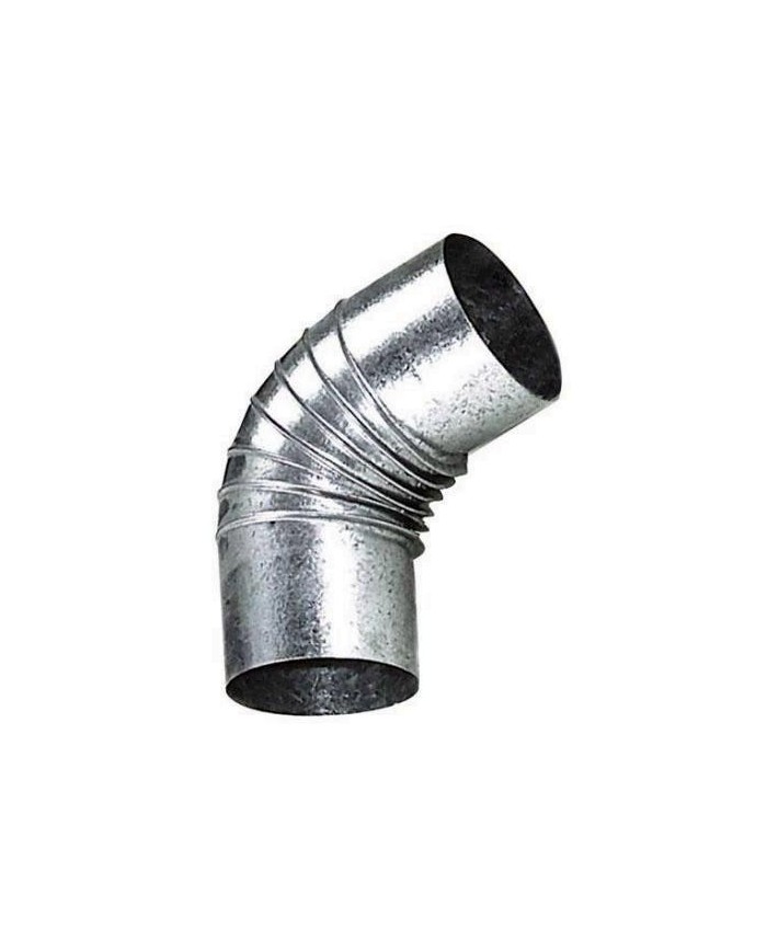 CODO ESTUFA GALVANIZADO DE 150 MM. 45º