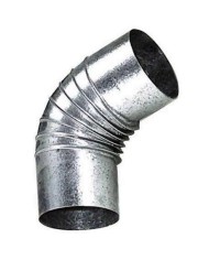 CODO ESTUFA GALVANIZADO DE 200 MM.