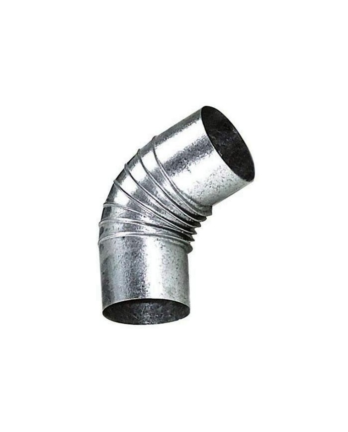 CODO ESTUFA GALVANIZADO DE 100 MM. 45º