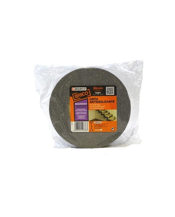CINTA ANTIDESLIZ.MIARCO 25MMX15MTS.NEGRA
