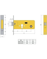 CERRADURA LINCE 5801-35 HL