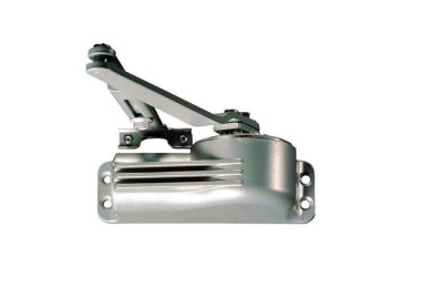 CIERRAPUERTAS TELESCO 44 AT-50 NEGRO CON RETENEDOR (HOJA 110 CM-80 KG).