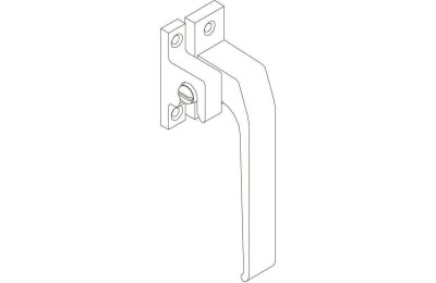 CIERRE ALUMINIO F-109 I P/ALTO BLANCO DERECHA