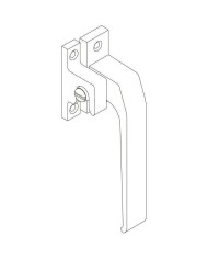 CIERRE ALUMINIO F-109 I P/ALTO BLANCO DERECHA