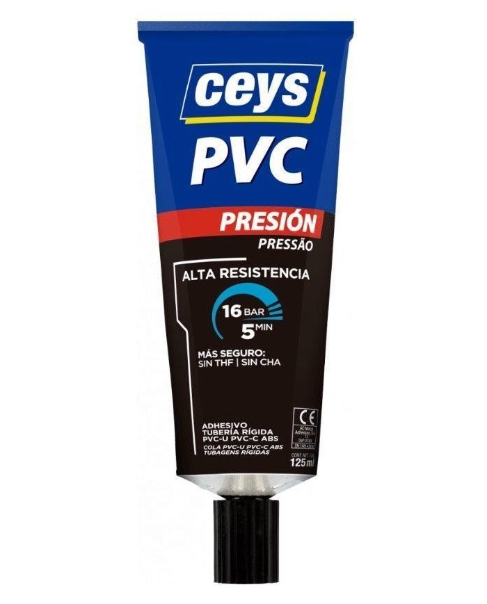 ADHESIVO CEYS PVC SANEAMIENTO PRESION 125ML.
