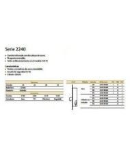 CERRADURA TESA 2241-20-3 NI (GANCHO)