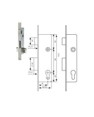 CERRADURA TESA 2210-28-SSI