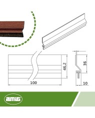 BURLETE AMIG ALUMINIO SAPELLI 100