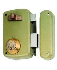 CERRADURA ISEO TRES PUNTOS C/METAL 785110-30 F/NEGRO
