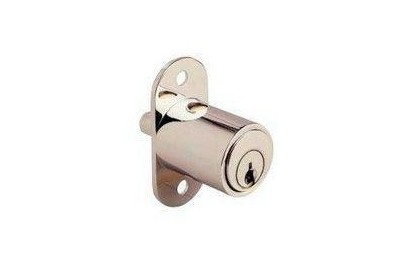 CERRADURA CON PULSADOR AGA R-147 LATONADA