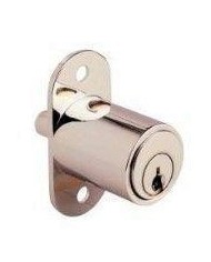 CERRADURA CON PULSADOR AGA R-147 LATONADA             P1470L014