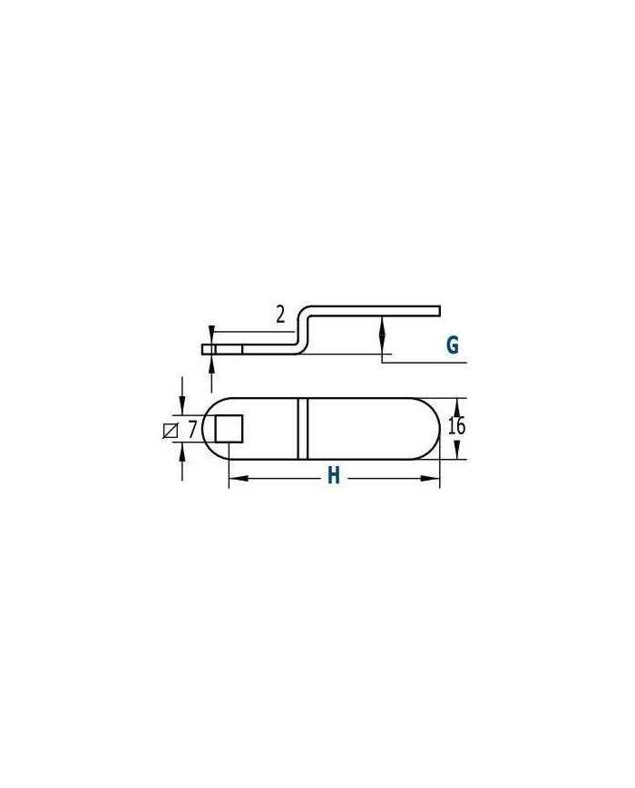 CERRADURA BUZON AGA R-135 CURVA C1350CM023510