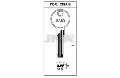 LLAVES BRUTO SEGURIDAD CI-57     LATON
