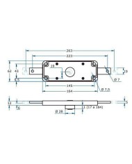 CERRADURA PERSIANA AGA 182