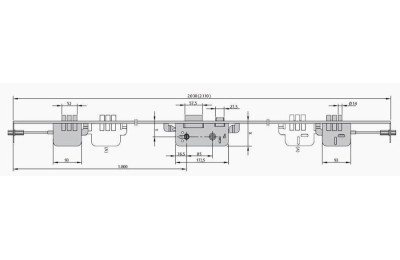 CERRADERO YALE CERRADURA 8920-40 LATONADO
