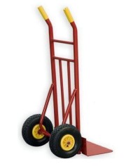 CARRETILLA ALMACEN RUEDA NEUMATICA PALA CORTA