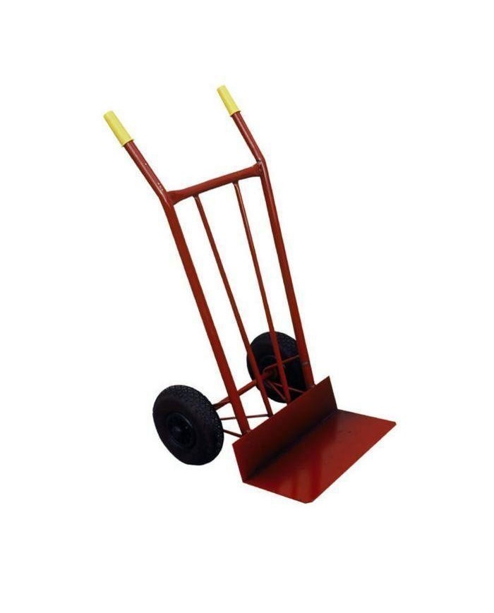 CARRETILLA ALMACEN RUEDA NEUMATICA PALA CORTA