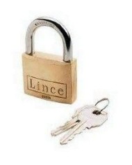 CANDADO LINCE IBERDROLA A/CORTO 30MM.C/LLAVE