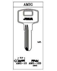 LLAVES BRUTO SEGURIDAD AMG-10D   LATON