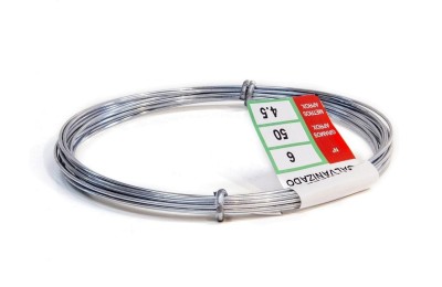 ROLLO ALAMBRE GALVANIZADO 50GR. Nº 8