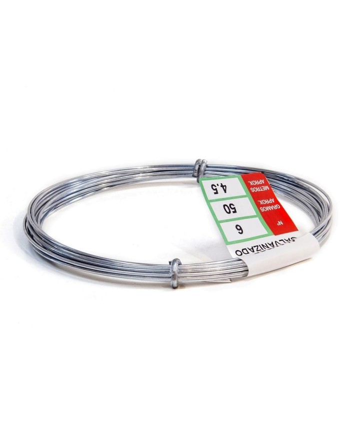 ROLLO ALAMBRE GALVANIZADO 50GR. Nº  5