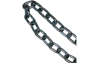 CADENA ZINCADA 25 KG.10'0MM. (13 MTS.)