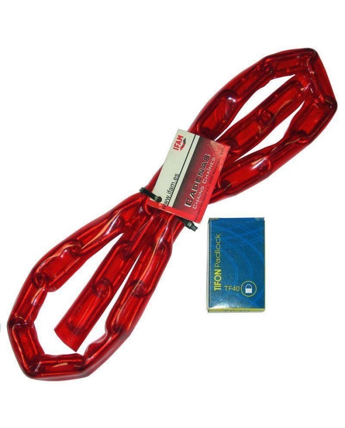 CADENA CON CANDADO TIFON 30MMX75CMS.